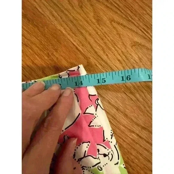 Vintage Lilly Pulitzer Skirt French Fried Size 8 Pink Panther White Label - Picture 5 of 7